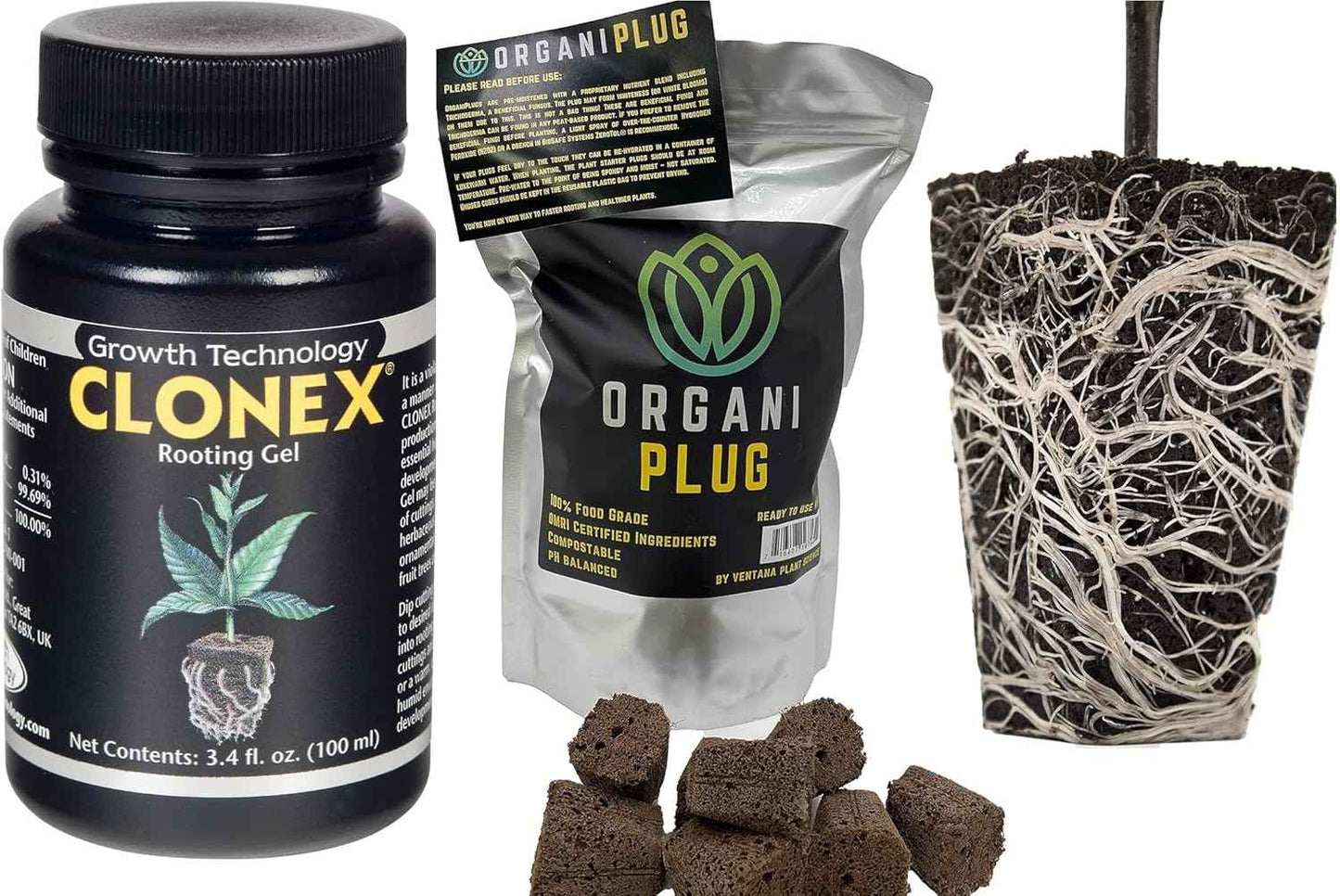 Clonex Rooting Hormone with Root Cubes