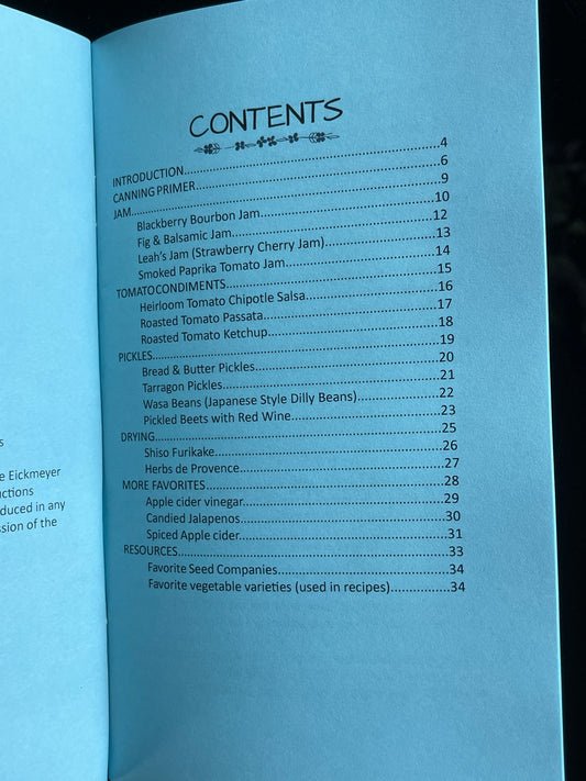 Cookbook: Volume 2 - Preserving on Bainbridge Island