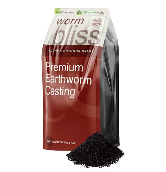 Bliss (8 Qts) - Organic Worm Castings for Plants & Gardening
