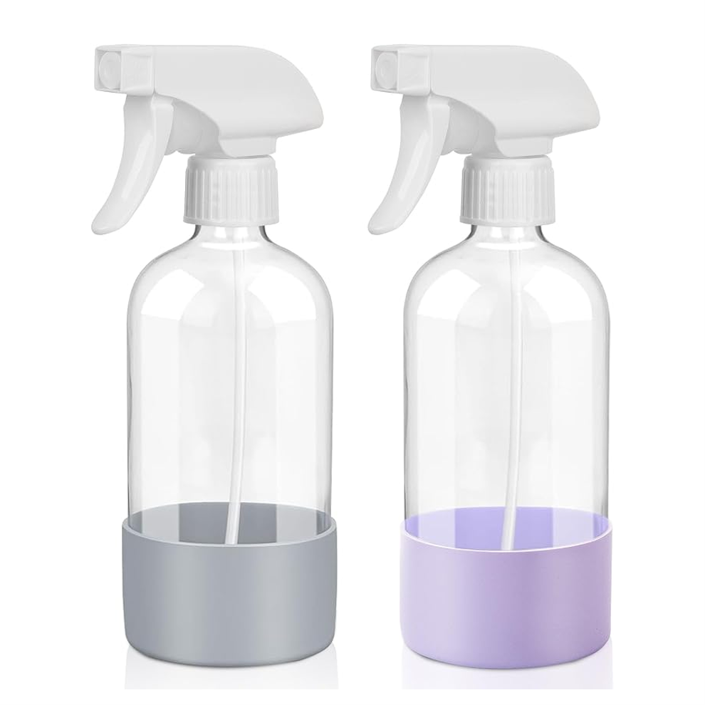 Spray Bottles - colorful bottoms