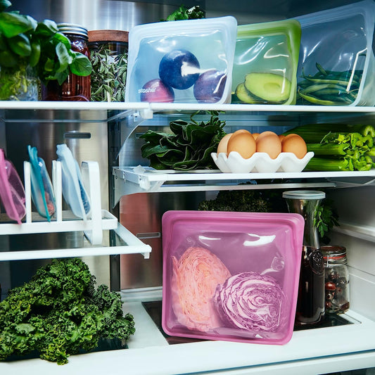 Stasher Premium Silicone Reusable Food Storage Stand-Up Bag