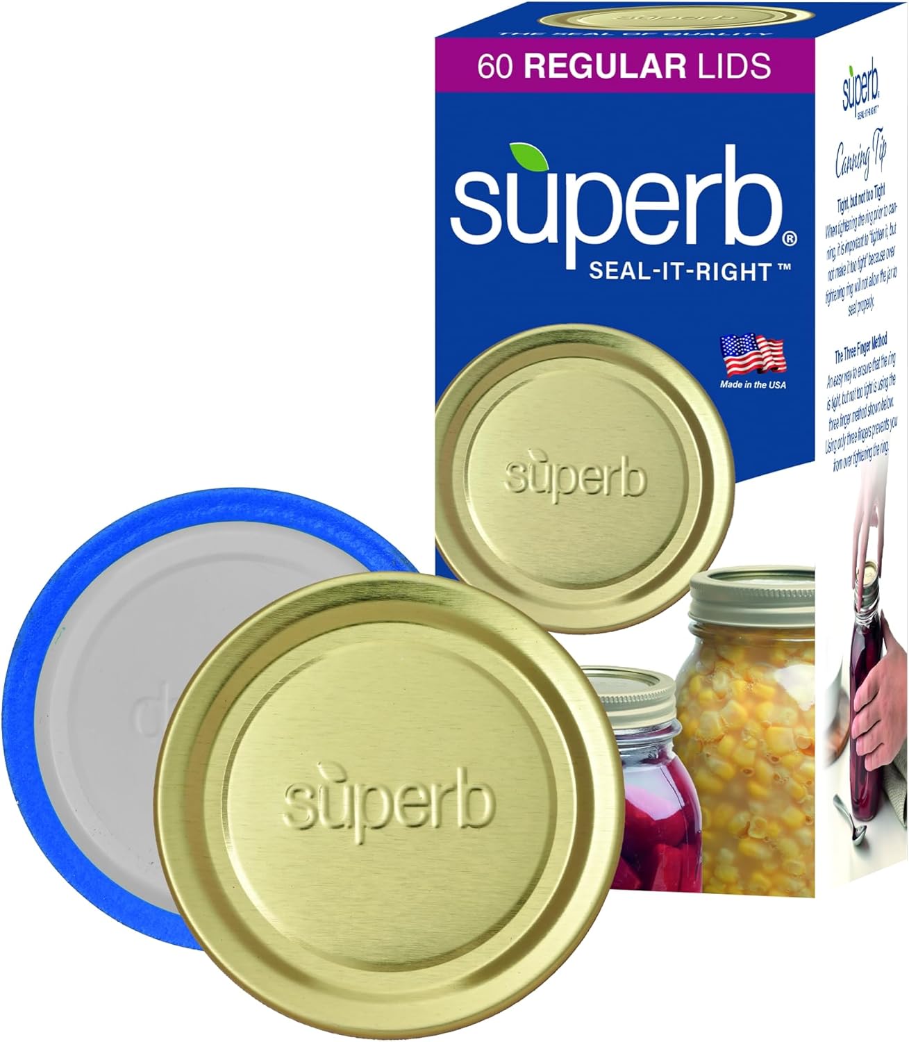 Superb Canning Lids - Mason Jar Wide Mouth